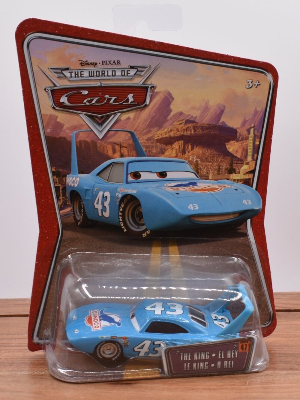 Disney Pixar Cars The King Dinoco #43 World of Cars Edition Issue #47 1:55 Scale